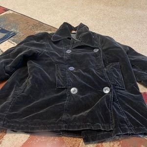 Velvet cute fall jacket